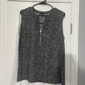 Anne Klein Black and White Blouse